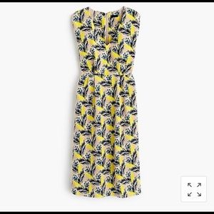EUC J. Crew 100% Silk Like New Multi Print Dress